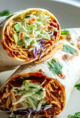 BBQ Hähnchen Coleslaw Wraps – Dein schnelles Lieblingsgericht!