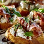 Burrata und Beef Putenschinken Crostini – Ein Genuss für Feinschmecker!