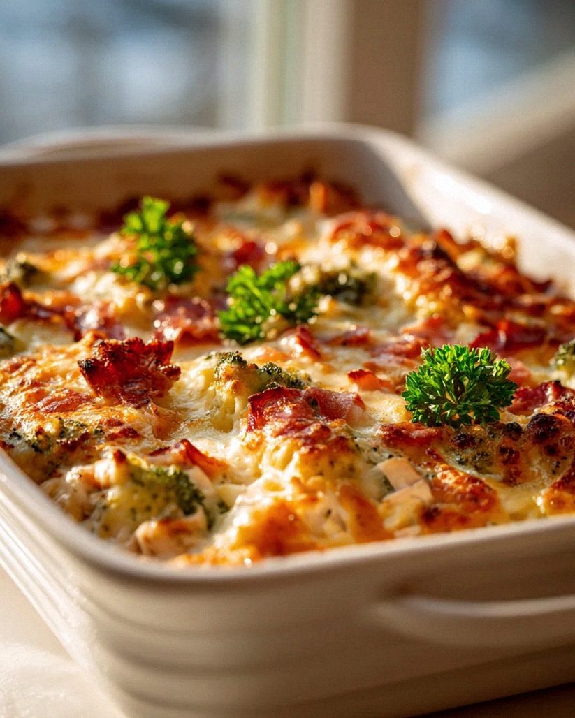 Einfacher Low Carb Hähnchenauflauf: Schnell & Lecker!