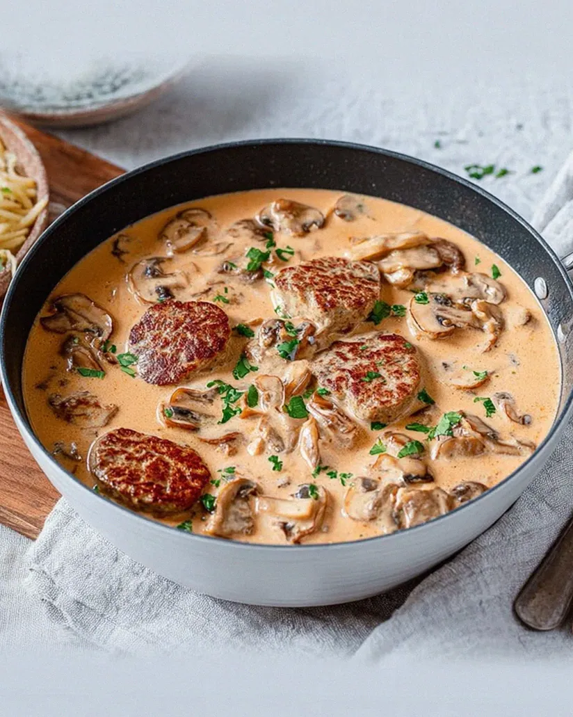 Filettopf mit Champignons - einfach & so cremig