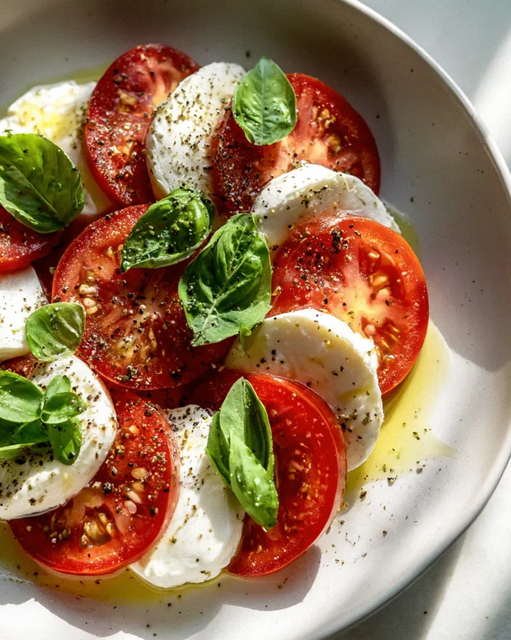 Frischer Tomaten Mozzarella Salat mit Basilikum genießen! – Schritt 2