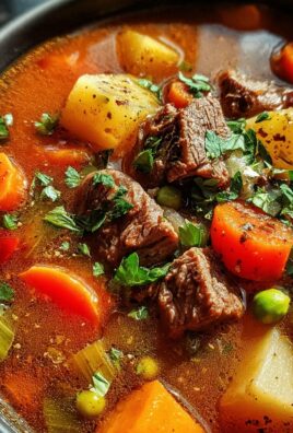 Gemüse Rindfleisch Suppe