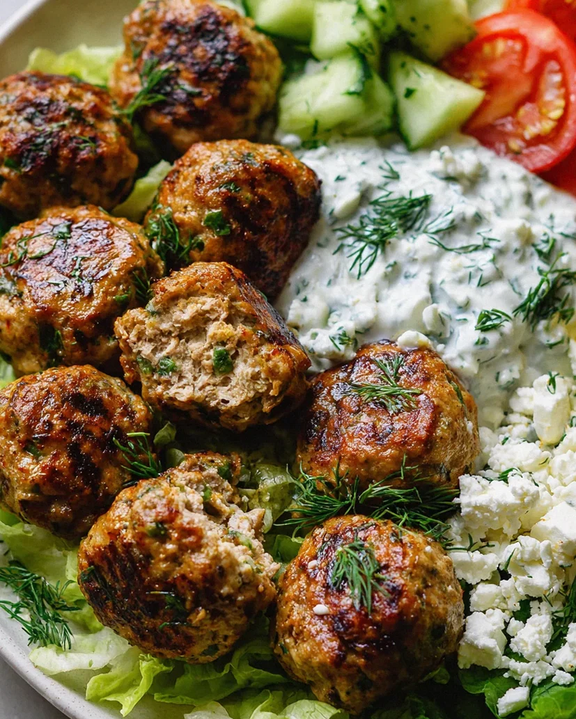 Griechische Hähnchen-Hackbällchen: Mediterraner Genuss! – Schritt 1