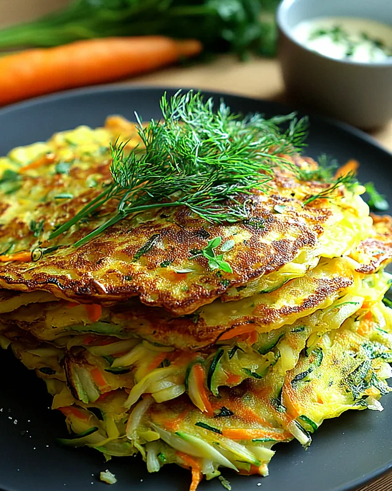 Keto Gemüse-Pfannkuchen – Schritt 1