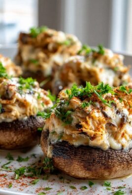 Köstliche Hähnchen-Cheesesteak-Pilze