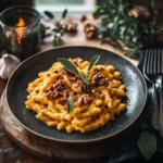 Kürbis Spätzle mit Walnüssen Einfach Zubereiten