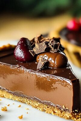Lebkuchen Schokoladentarte für die Festtage