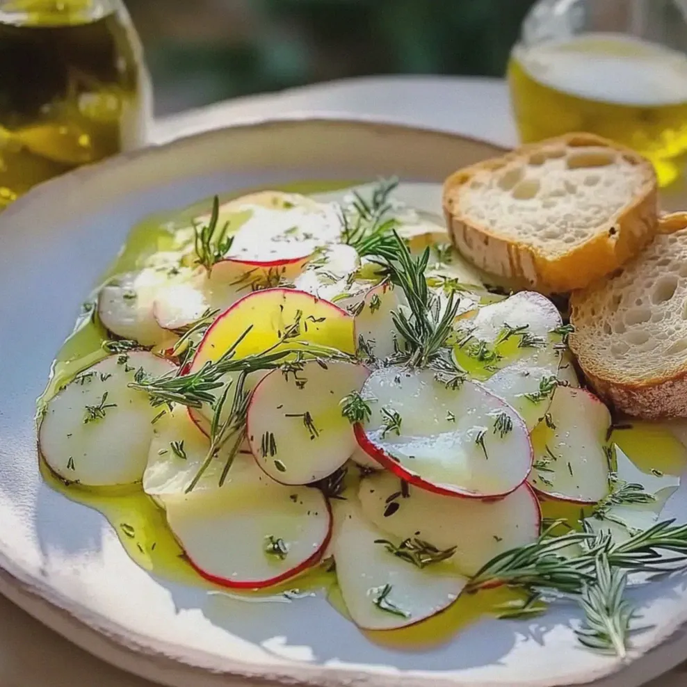 Mairübchen Salat mit Apfel – Schritt 1