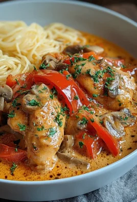 Paprika-Sahne-Hähnchen