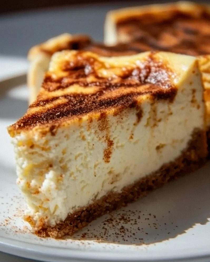 Zimtschnecken Käsekuchen mit Keksboden – Süße Verführung!