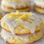 Zitronenkuchenmischungsplätzchen ganz einfach gemacht