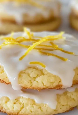 Zitronenkuchenmischungsplätzchen ganz einfach gemacht